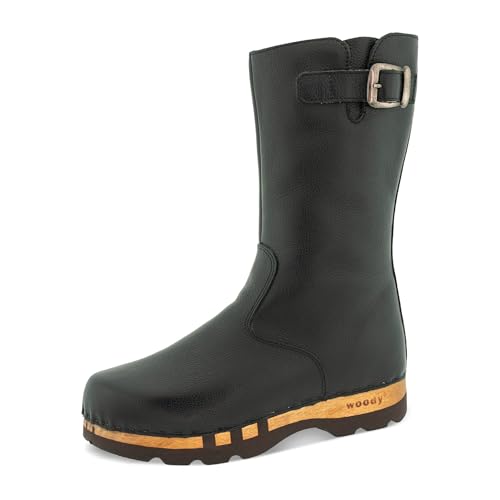 woody Herren Mario Clog Stiefel, Cervo Nero, 43 EU von woody