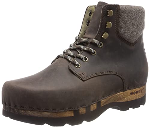 Woody Herren Moritz Stiefelette, Fettleder Caffe, 41 EU von Woody