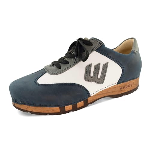 woody Herren Niki Clog Sneaker, Avion-Jeans, 48 EU woody Herren Niki Clog Sneaker, Avion-Jeans, 48 EU von woody