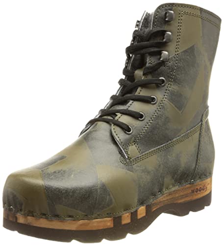 Woody Herren Pascal Halblange Stiefel, Leder Seaweed, 45 EU von Woody