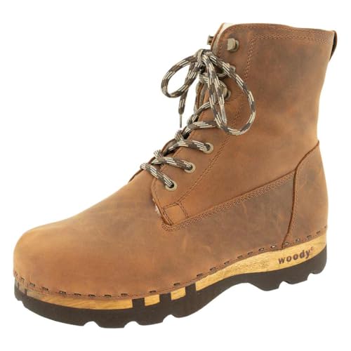 Woody Herren Pascal Halblange Stiefel, Tabacco, 42 EU von Woody