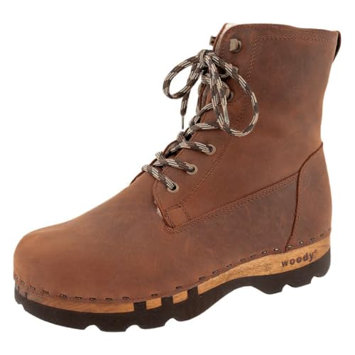 woody Herren Pascal Clog Stiefel, Tabacco, 49 EU woody Herren Pascal Clog Stiefel, Tabacco, 49 EU von woody