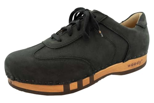 Woody Herren Sam Sneaker, Schwarz, 42 EU von Woody