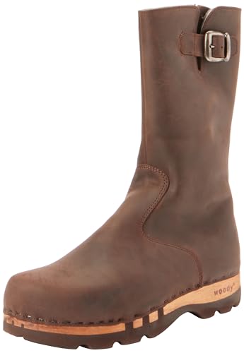 Woody Herren Sandro Halblange Stiefel, Caffe, 40 EU von Woody