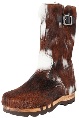 Woody Herren Sandro Halblange Stiefel, Natur Fell, 40 EU von Woody