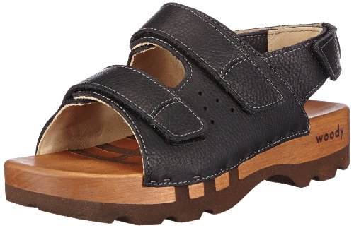 Woody Justin 7911/22, Herren Sandalen, Schwarz (Galia schwarz), EU 41 von Woody