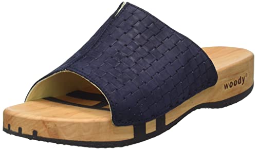 woody Damen Anja Holzschuh, Dark Blue, 43 EU von Woody