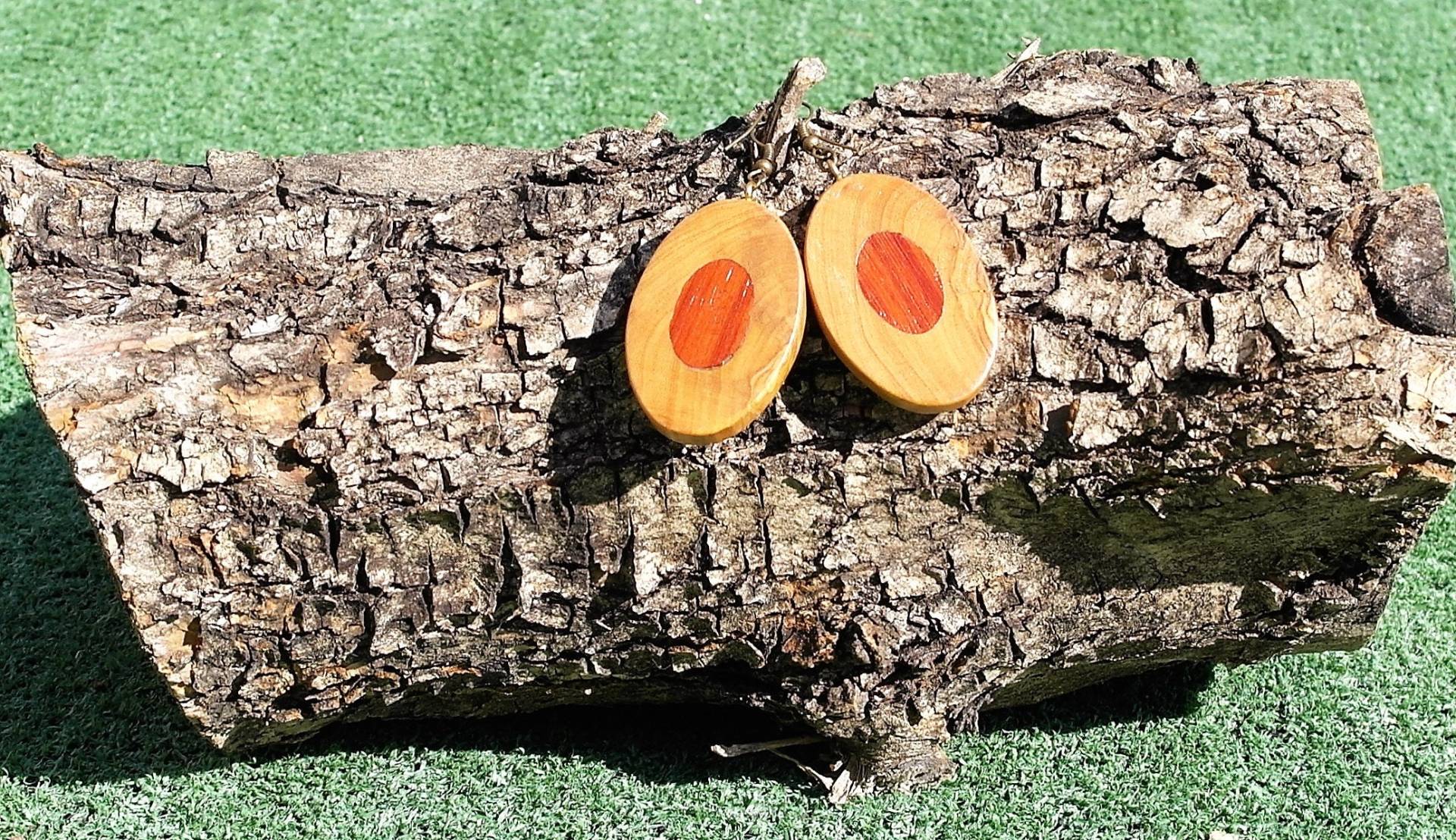 Holzohrringe Holzohrringe von WoodyArtOfficial