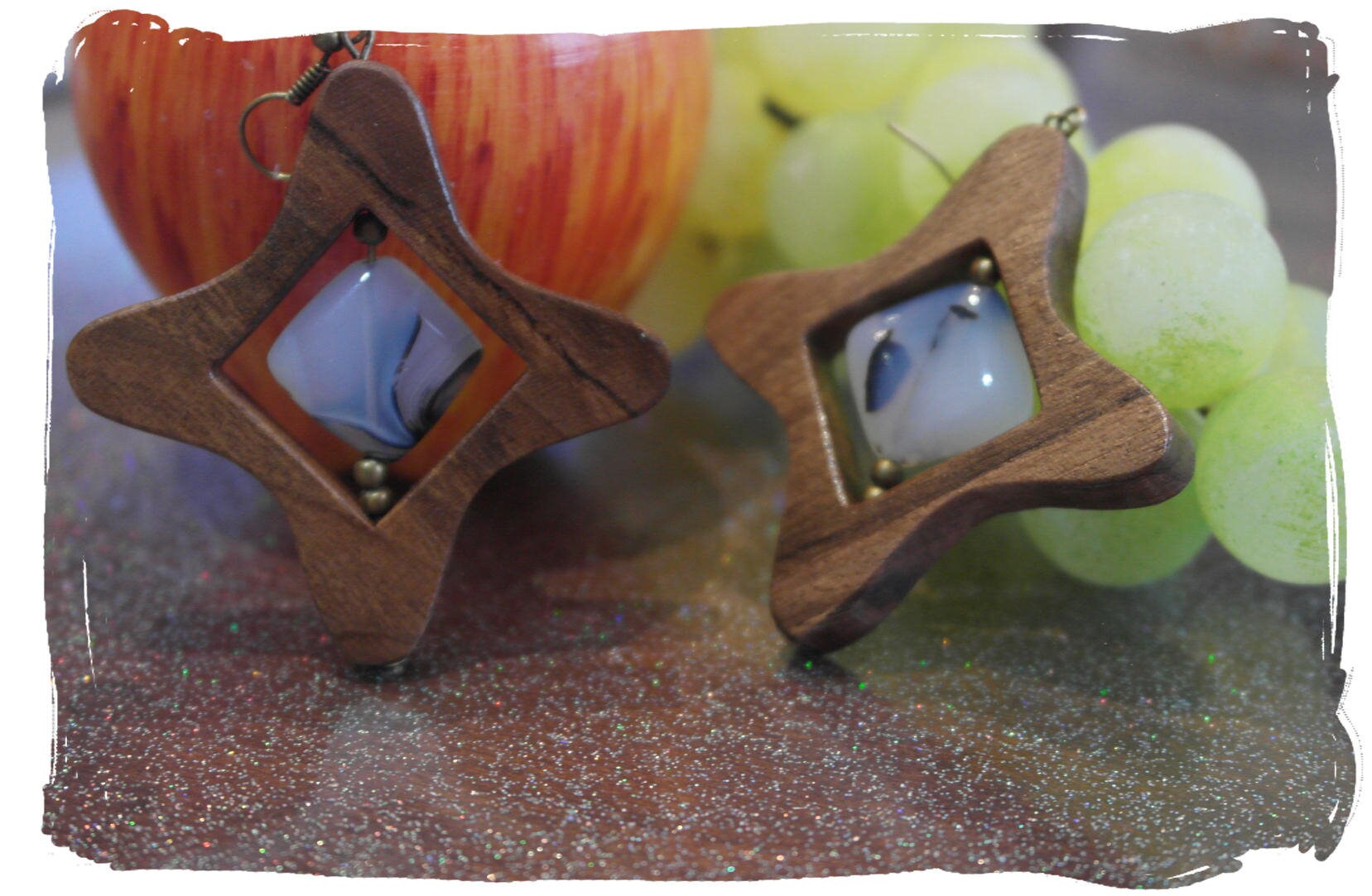 Holzohrringe Holzohrringe von WoodyArtOfficial