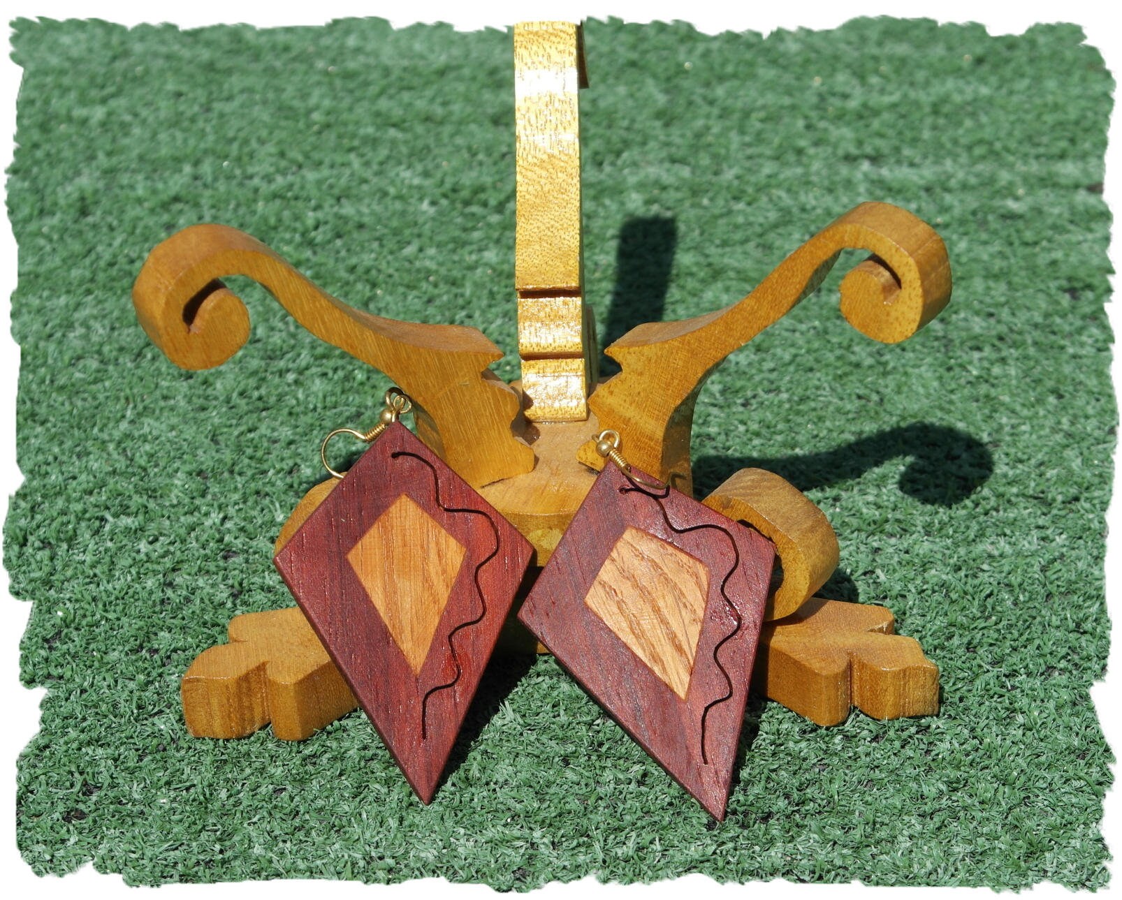 Holzohrringe Holzohrringe von WoodyArtOfficial