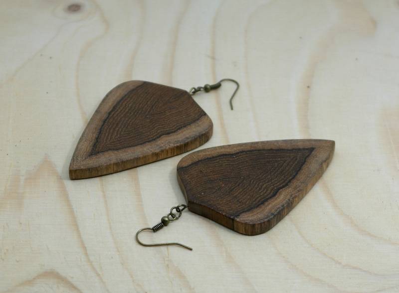 Ohrringe Aus Holz Ohrringe Aus Holz von WoodyArtOfficial
