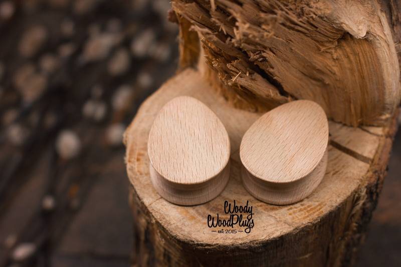 Tropfenförmige Ohrstöpsel Aus Buchenholz, Bequeme Und Leichte Holz-Ohrstöpsel 22 Mm 24 25 26 28 30 32 34 35 36 38 Tropfenförmige Ohrstöpsel Aus Buchenholz, Bequeme Und Leichte Holz-Ohrstöpsel 22 Mm 24 25 26 28 30 32 34 35 36 38 von WoodyWoodPlugs