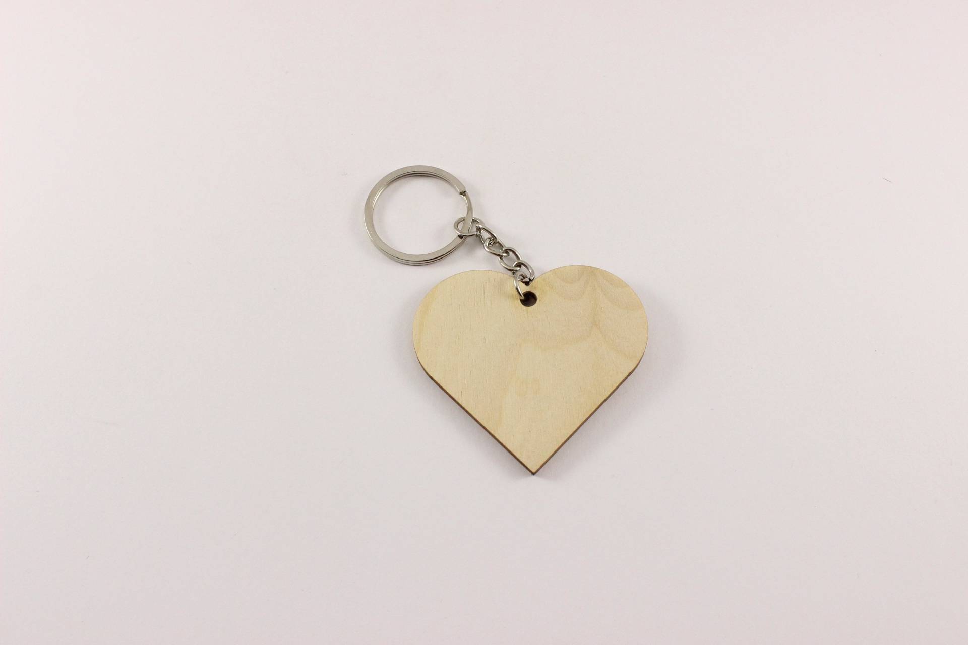 Blank Birken Sperrholz Herz Schlüsselanhänger Diy Craft Versorgung von EngraveCrafted