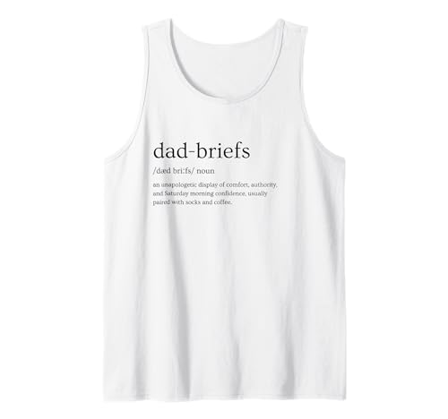 Herren Dad Slips Definition Lustiger Queer Retro Bär Daddy Humor Tank Top von WoofyBriefs