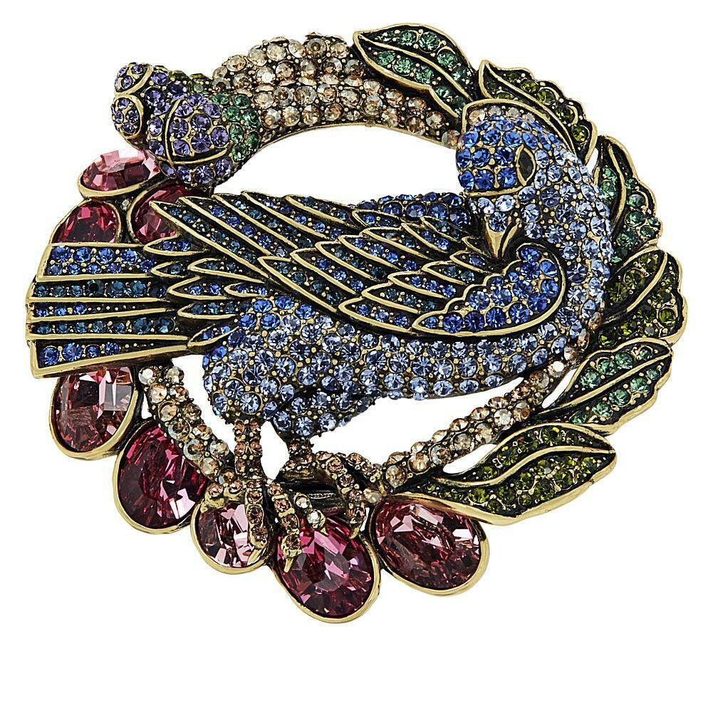 Heidi Daus Spring Is Awakening Crystal Accented Bird in A Nest Pin Brosche Heidi Daus Spring Is Awakening Crystal Accented Bird in A Nest Pin Brosche von WoohooDesignerFinds