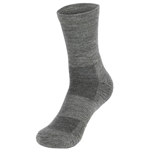 Wool Rockers Merino-Wander-Socken, 72% Merinowolle, für Damen & Herren, Outdoor und im Alltag, optimal gepolstert und atmungsaktiv (dunkelgrau, 39-42) von Wool Rockers