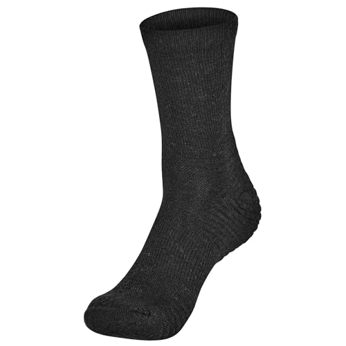 Wool Rockers Merino-Wander-Socken, 72% Merinowolle, für Damen & Herren, Outdoor und im Alltag, optimal gepolstert und atmungsaktiv (schwarz, 35-38) von Wool Rockers