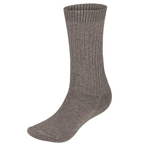 Wool Rockers Merino-Winter-Socken Premium, 70% Merinowolle, für Damen & Herren, Outdoor und im Alltag, weich, mitteldick und atmungsaktiv (grau, 43-47) von Wool Rockers