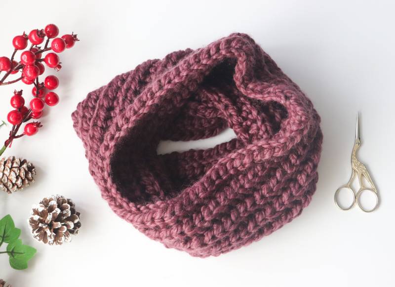 Versandfertig | Strick Cowl Kuschelige Acryl-Wollmischung Handgemachtes Geschenk Feige Versandfertig | Strick Cowl Kuschelige Acryl-Wollmischung Handgemachtes Geschenk Feige von WoolAndKnits