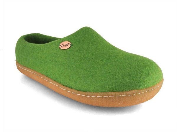 WoolFit Barfuß-Hausschuhe handgemacht mit Naturgummisohle für Damen und Herren von WoolFit