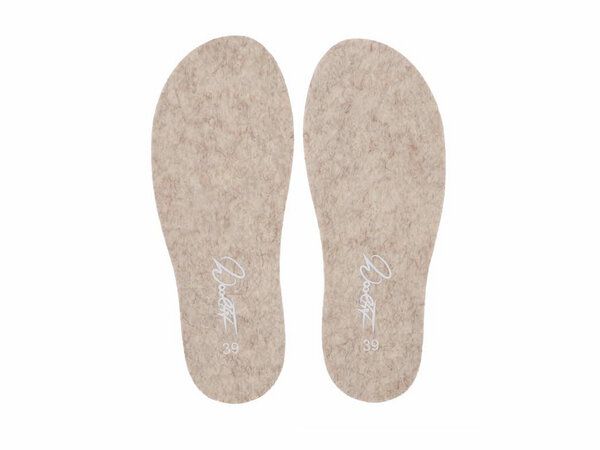WoolFit 3mm dünne Filz-Einlegesohlen 100% Wollfilz - mulesingfrei - passt in jeden Schuh von WoolFit