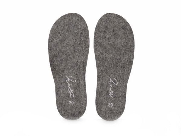 WoolFit Dünne Filz-Einlegesohle 100% Wollfilz - mulesingfrei - viele bunte Farben von WoolFit