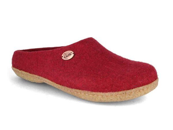 WoolFit Filzpantoffeln „Classic“ mit Naturgummisohle mit weichen Filzeinlagen von WoolFit