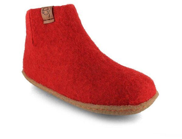 WoolFit Kinder-Hausschuhe Hüttenschuhe aus 100% Wolle von WoolFit