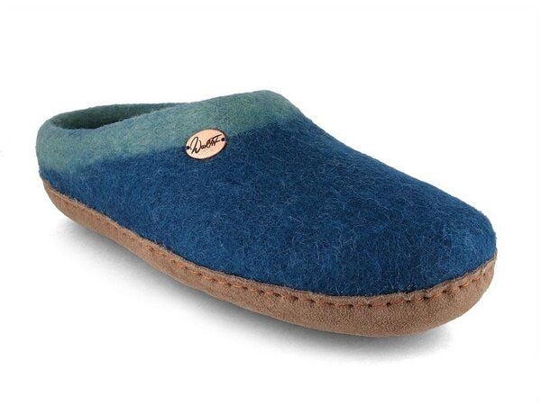 WoolFit Sherpa Barfuß-Hausschuhe unisex Filz-Pantoffeln mit Ledersohle, nachhaltig aus 100% Wolle WoolFit Sherpa Barfuß-Hausschuhe unisex Filz-Pantoffeln mit Ledersohle, nachhaltig aus 100% Wolle von WoolFit
