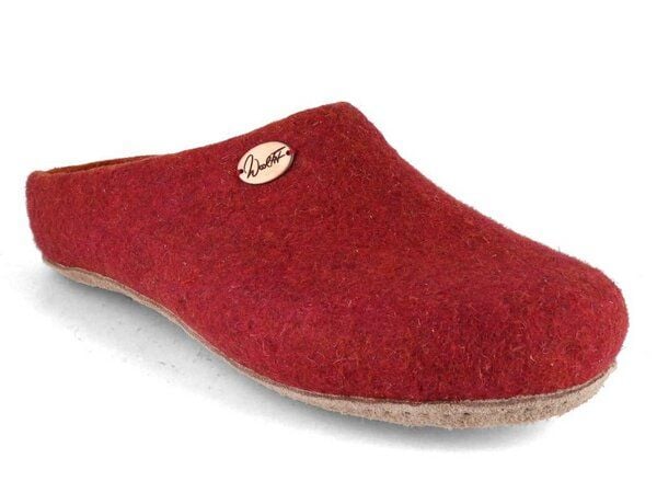 WoolFit Sommerpantoffeln 'Step' - handgefilzte Fair Trade Filz-Hausschuhe - extra dünn und ultra leicht von WoolFit