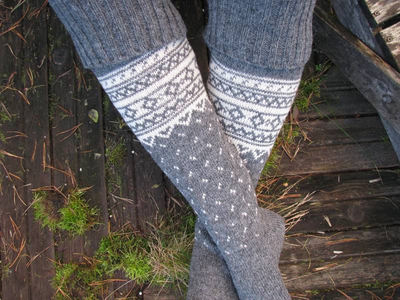 Lange Gestrickte Socken Wollsocken Norweger Fair Isle Weihnachtssocken Wintersocken Warme Geschenk An Mann Frau Herrensocken Frauen von WoolMagicShop
