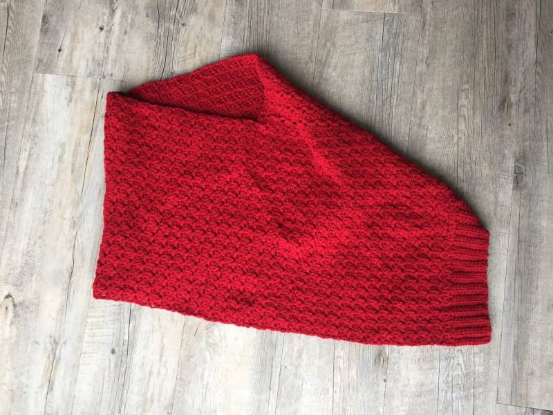 Handgemachte Poncho Rot. Handgefertigte Wolle von WoolMagical