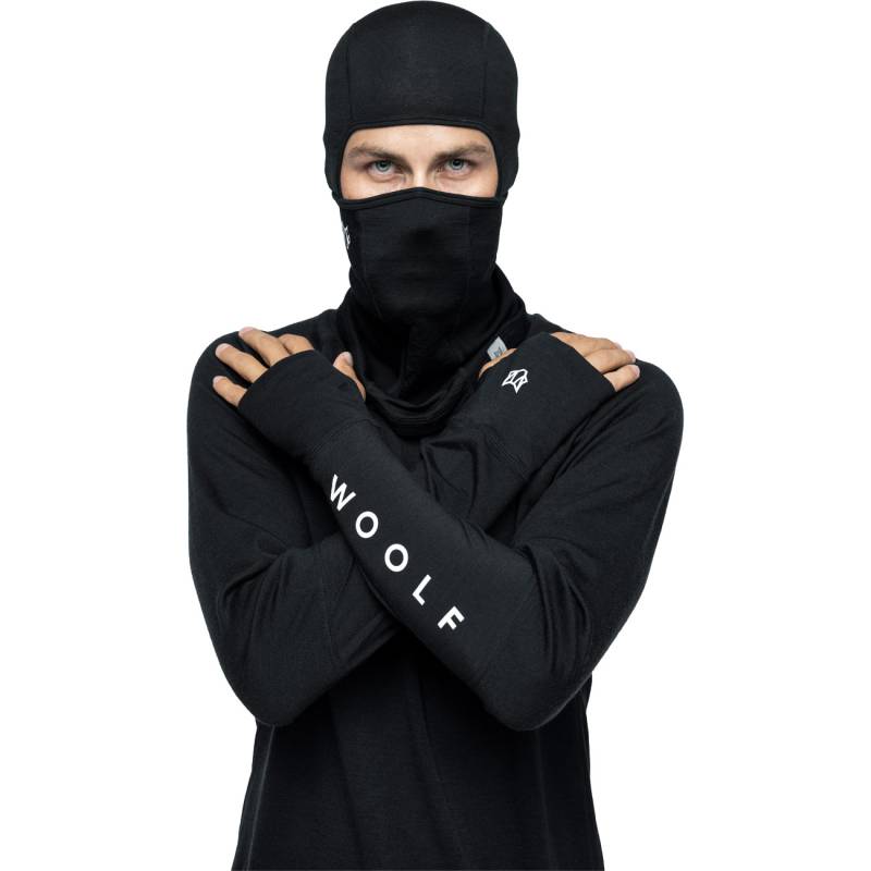 Woolf Merino Sturmhaube Svarthetta Balaclava von Woolf Merino