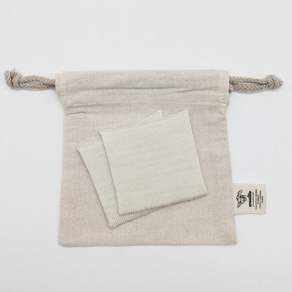 Wooliie Handgefertigte Stilleinlagen aus 100 % Merinowolle – ungefärbt & sanft zur Haut von Wooliie