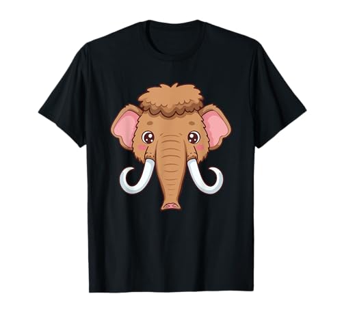 Woolly Mammut Kostüm Mädchen Jungen Mammut Gesicht T-Shirt von Woolly Mammoth Halloween Costumes Kids Women