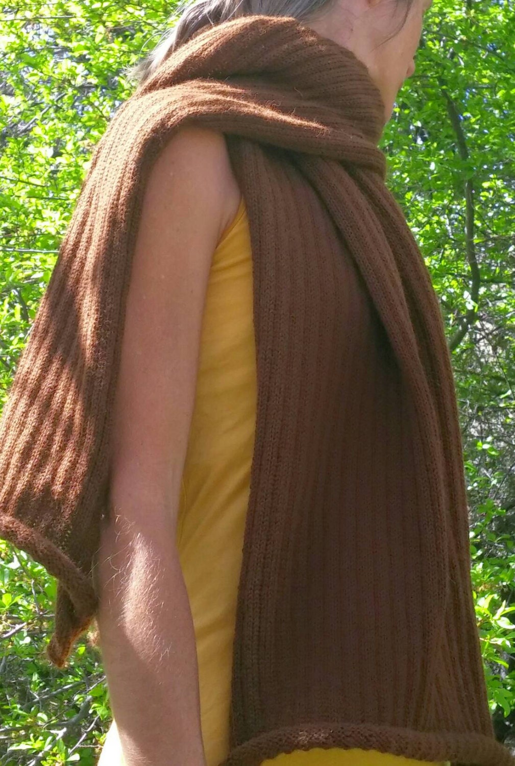 Alpaka Oder Bio Merino Wolle - Langer Und Breiter Schal, Dreieckstuch, Stola Alpaka Oder Bio Merino Wolle - Langer Und Breiter Schal, Dreieckstuch, Stola von Woollywhotknots