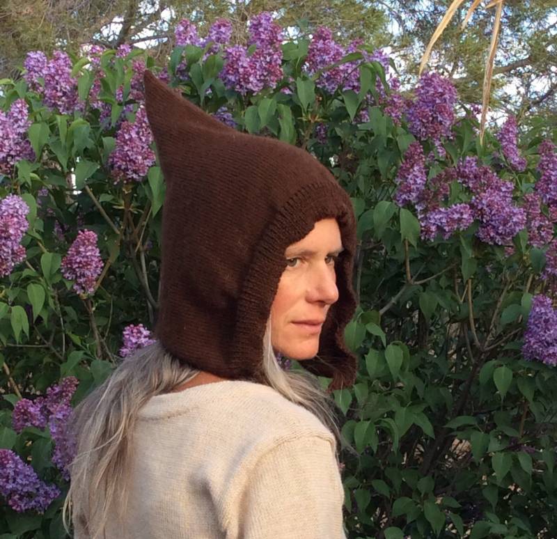 Forest Hat-Kurz, Spitz, Gestrickt, Alpaka Oder Bio-Merinowolle, Hut Zum Binden Forest Hat-Kurz, Spitz, Gestrickt, Alpaka Oder Bio-Merinowolle, Hut Zum Binden von Woollywhotknots