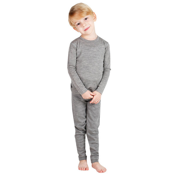 Woolona Baselayer Set - 100% Merinowolle (Kinder) von Woolona