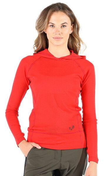 Woolona Langarm Hoodie - SONATRA - 100% Merinowolle von Woolona