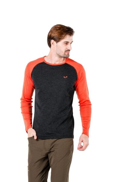 Woolona Langarmshirt - BRANT - 100% Merinowolle von Woolona