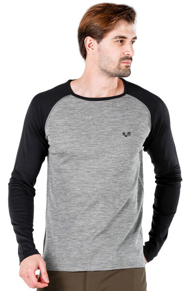 Woolona Langarmshirt - BRANT - 100% Merinowolle von Woolona