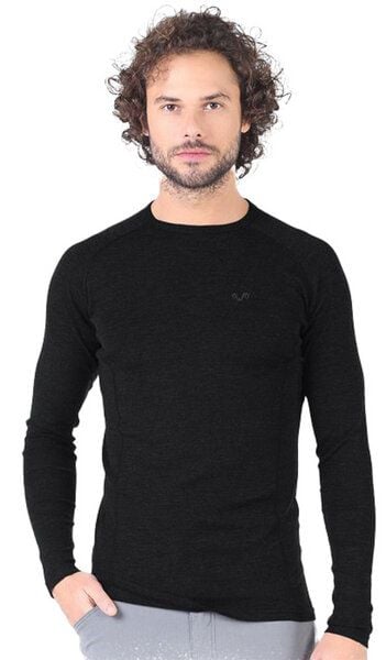 Woolona Langarmshirt - REMUS - 100% Merinowolle von Woolona