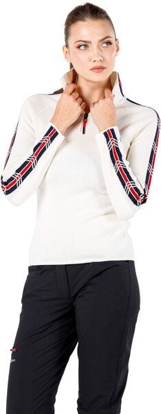 Woolona Merino Pullover Damen - ASYA - 100% Merinowolle 1/4 (Zip) von Woolona