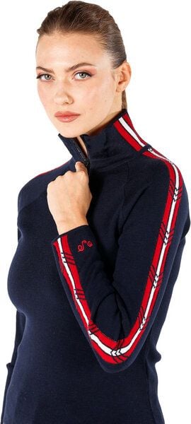 Woolona Merino Pullover Damen - ASYA - 100% Merinowolle 1/4 (Zip) von Woolona