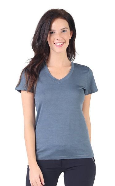 Woolona V-Shirt - CALIMA - 100% Merinowolle von Woolona