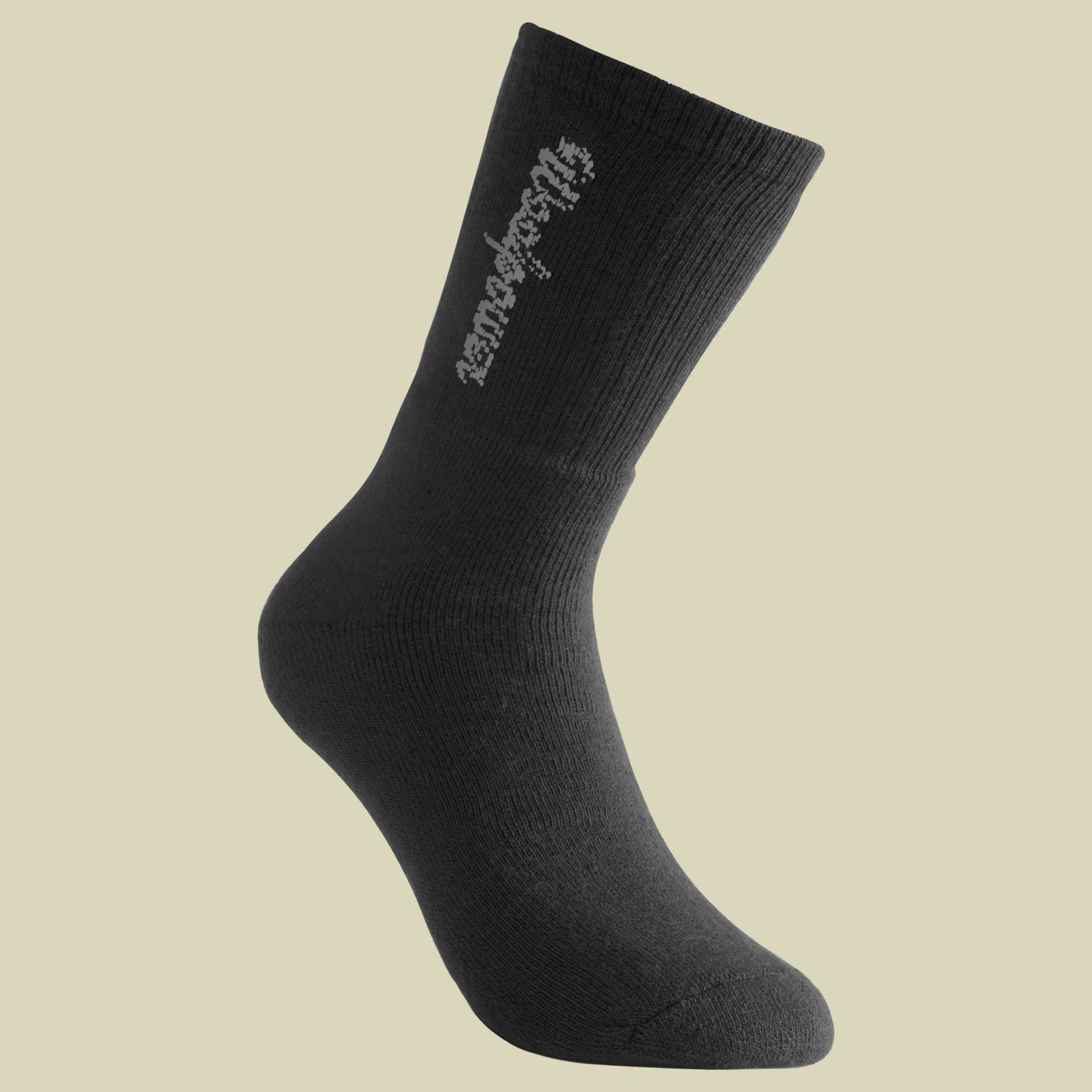 Socks 400 Logo 36-39 schwarz - Farbe black von Woolpower