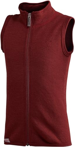 Woolpower 400 Full Zip Weste Kinder rot von Woolpower