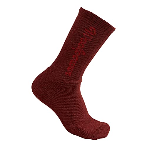 Woolpower 400 Logo Classic Socken Kinder rot von Woolpower