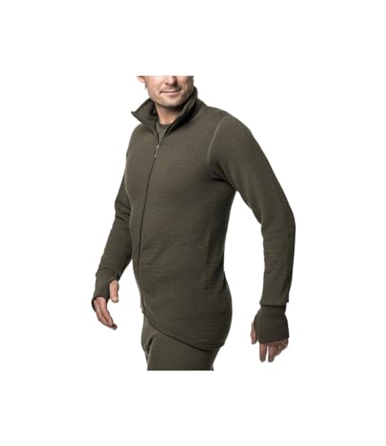 Woolpower Full Zip Jacket 400, XXL, Pine Green,pine green,XXL von Woolpower