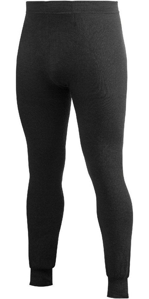 Woolpower Funktionsunterhemd Long John 400 Merino Mid Layer Black von Woolpower
